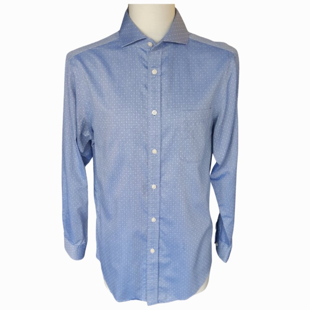 Black Brown 1826 SZ 16 Classic Fit 100% Eqyptian Cotton Men's Button Up Shirt
